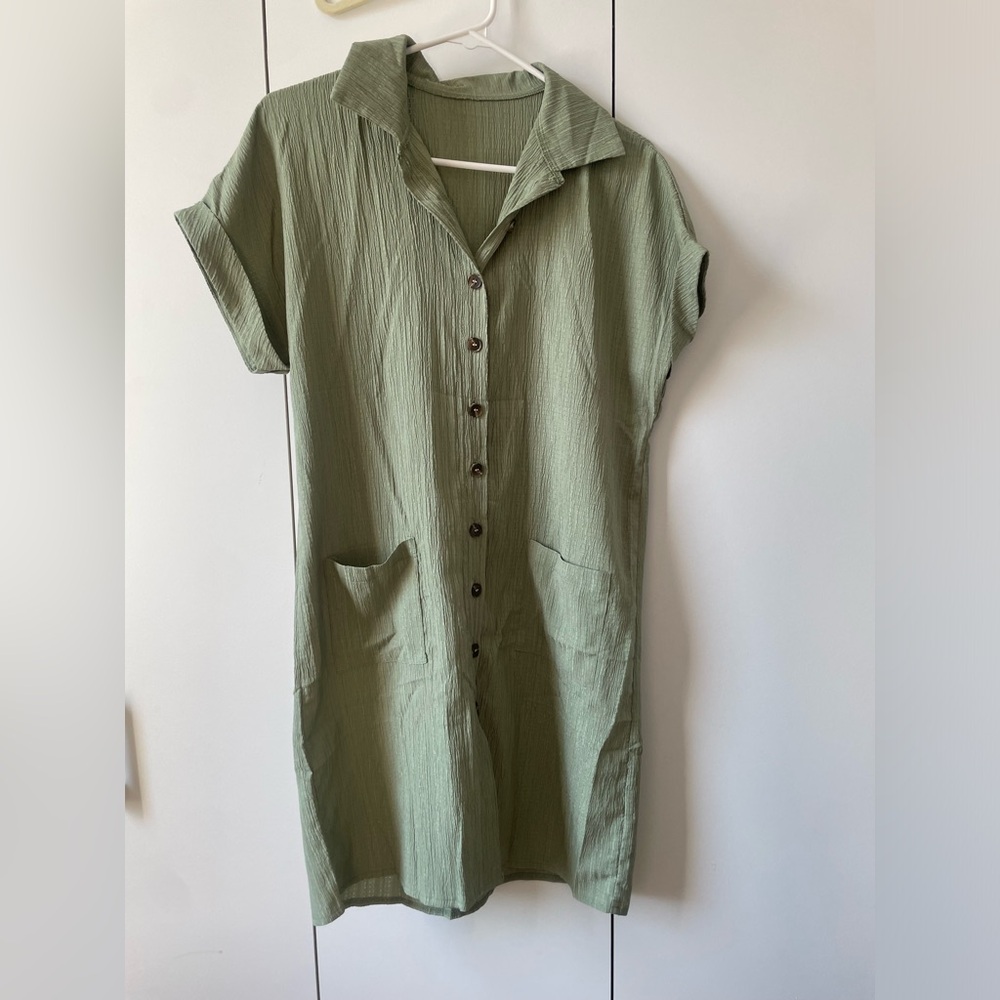 Shein Green Tunic Dress